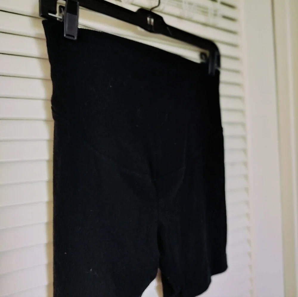 Old Navy Maternity Shorts Knit Stretch Black Size XS